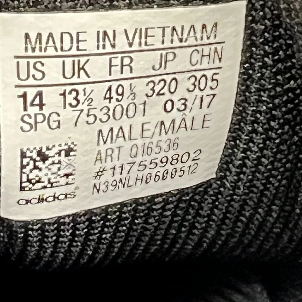 Adidas Mens Q16536 Black Speed Trainer 3 Mesh Low Top Size 14 Baseball Shoes - Picture 9 of 9